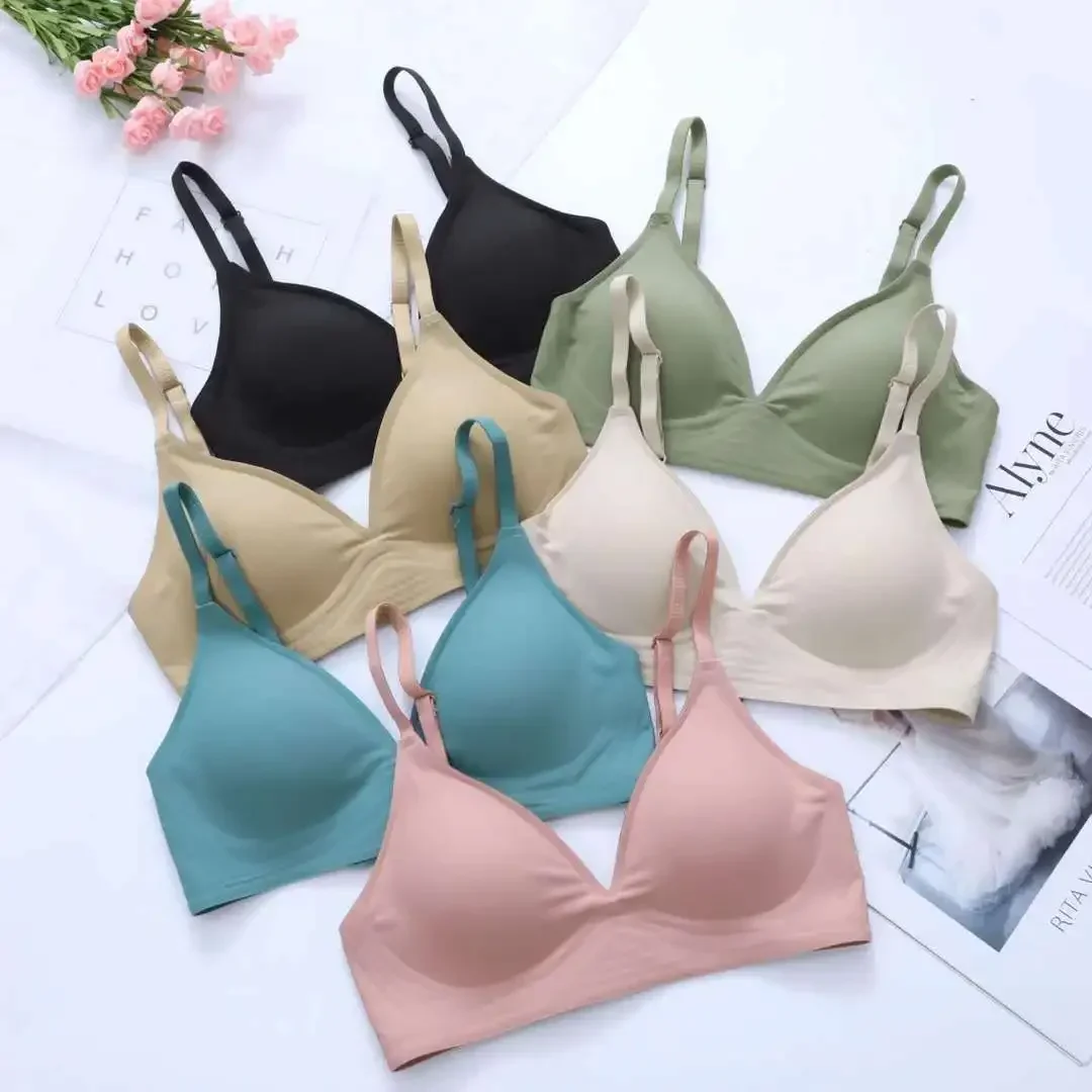 Latex Jelly Underwear Seamless - đánh giá và giá Sleep Bra Bralette